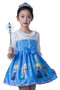 BFJFY Halloween Girl's Princess Dress Disney Frozen Princess Sophia Pattern Cosplay