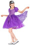 BFJFY Halloween Girl's Purple Princess Dress Fancy Cosplay Costume