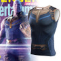 2018 Avengers:Infinity War Thanos T-Shirt Cosplay Coatume Vest T-Shirts Halloween Party Clothes