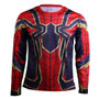 Avengers Infinity War T-Shirts Cosplay Iron Spiderman 3D Sports T-Shirt Long Sleeve Halloween Party