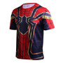 Avengers Infinity War T-Shirts Cosplay Iron Spiderman 3D Sports T-Shirt Short Sleeve Halloween Party