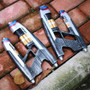 Marvel Cosplay Star Lord Resin Guns Weapon A Pair Handmade Blasters Guardians of the Galaxy Vol. 2 & Avengers:Infinity War