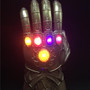 Avengers:Infinity War Cosplay Thanos Gold Gloves Infinity Gauntlet With LED Infinite Gem Halloween Party Prop