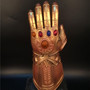 Avengers:Infinity War Cosplay Thanos Gold Gloves Infinity Gauntlet With LED Infinite Gem Halloween Party Prop