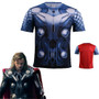 2017 Movie Thor 3 Ragnarok Chris Heimsworth T-shirt Short Sleeve Tee Superman Polyester Man Boy Cosplay Halloween Party