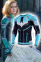 Movie captain marvel Carol Danvers t-shirt cosplay costume