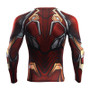 Avengers: Endgame Costume Iron Man Tony Stark T-shirt Cosplay Costumes Top Men Tights Sports Love You Three Thousands Times