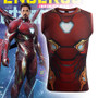 Avengers: Endgame Iron Man Tony Stark T-shirt MK50 Cosplay Costumes Men Tights Sports Fast-dry Love You Three Thousands Times