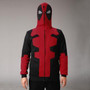 Deadpool 2016 Movie Black Zip Up Hoodies