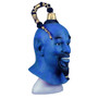 Cosplay 2019 Movie Aladdin and The Magic Lamp Mask Latex Blue Elf Halloween Mask Props