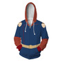 DC THE Boys cosplay hoodie Homelander costume 3D printed zip coat