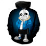 Game Undertale sans 3D printed hooded sweater cosplay costume