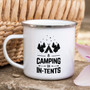 Camping Mug Enamel Mug Campfire Mug Camping is