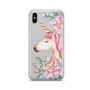 Floral Unicorn iPhone & Samsung Clear Phone Case