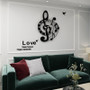 Modern design Acrylic Wall Clock music