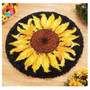 DIY Round Sunflower Latch Hook - craft kit