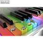 5D DIY Diamond Painting Modern Rainbow Keyboard - craft kit