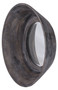 White Washed Grey Porthole 22in. Round Wall Mirror - Style: 7789938
