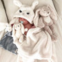 Baby Cartoon Plush Receiving Blanket