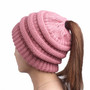 Ponytail Beanie Hat Beanie for Ponytails