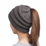 Ponytail Beanie Hat Beanie for Ponytails