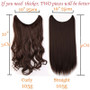 20 inches Invisible Wire No Clips Fish Line Hairpieces Silky Straight