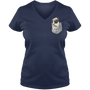 Pet Lover's T-shirt - Pocket Pug T-Shirt