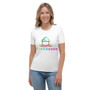 Ladies pickleball short sleeve T with 4 way stretch