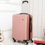 Luggage unisex 20/24/28 inch rolling sipnner wheels abs+pc travel suitcase fashion cabin carry-on trolley box