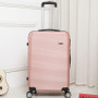 Luggage unisex 20/24/28 inch rolling sipnner wheels abs+pc travel suitcase fashion cabin carry-on trolley box