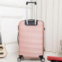 Luggage unisex 20/24/28 inch rolling sipnner wheels abs+pc travel suitcase fashion cabin carry-on trolley box