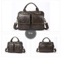 Briefcase male bag genuine leather shoulder laptop messenger crossbody handbag