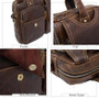 Briefcase male bag genuine leather shoulder laptop messenger crossbody handbag