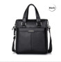 Briefcase men shoulder messenger genuine leather business 15.6' laptop computer handbag