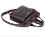 Briefcase men shoulder messenger genuine leather business 15.6' laptop computer handbag