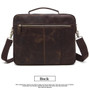 Briefcase for men work office genuine leather messenger laptop business document