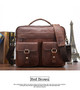 Briefcase for men work office genuine leather messenger laptop business document