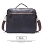 Briefcase for men work office genuine leather messenger laptop business document