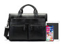 Briefcases men's genuine leather messenger shoulder crossbody bags for laptop totes