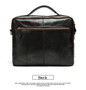 Briefcases men's messenger genuine leather for documents laptop business work