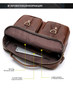 Briefcases men's messenger genuine leather for documents laptop business work