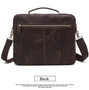 Briefcases men's messenger genuine leather for documents laptop business work