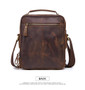 Bag men leather shoulder vintage messenger crossbody handbag sling