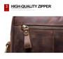 Bag men leather shoulder vintage messenger crossbody handbag sling
