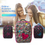 Backpack children for girls cartoon paris pattern orthopedic school bags student satchel