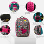 Backpack children for girls cartoon paris pattern orthopedic school bags student satchel