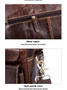 Bag men leather laptop genuine shoulder messenger crossbody briefcase tote