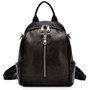 Backpack women fashion 100% cowhide genuine leather travel schoolbag notebook knapsack