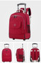 Backpack rolling luggage travel shoulder spinner high capacity wheels for suitcase trolley carry on duffle bag