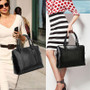 Briefcase women vintage big genuine leather 14inch laptop bags handbags office work shoulder messenger